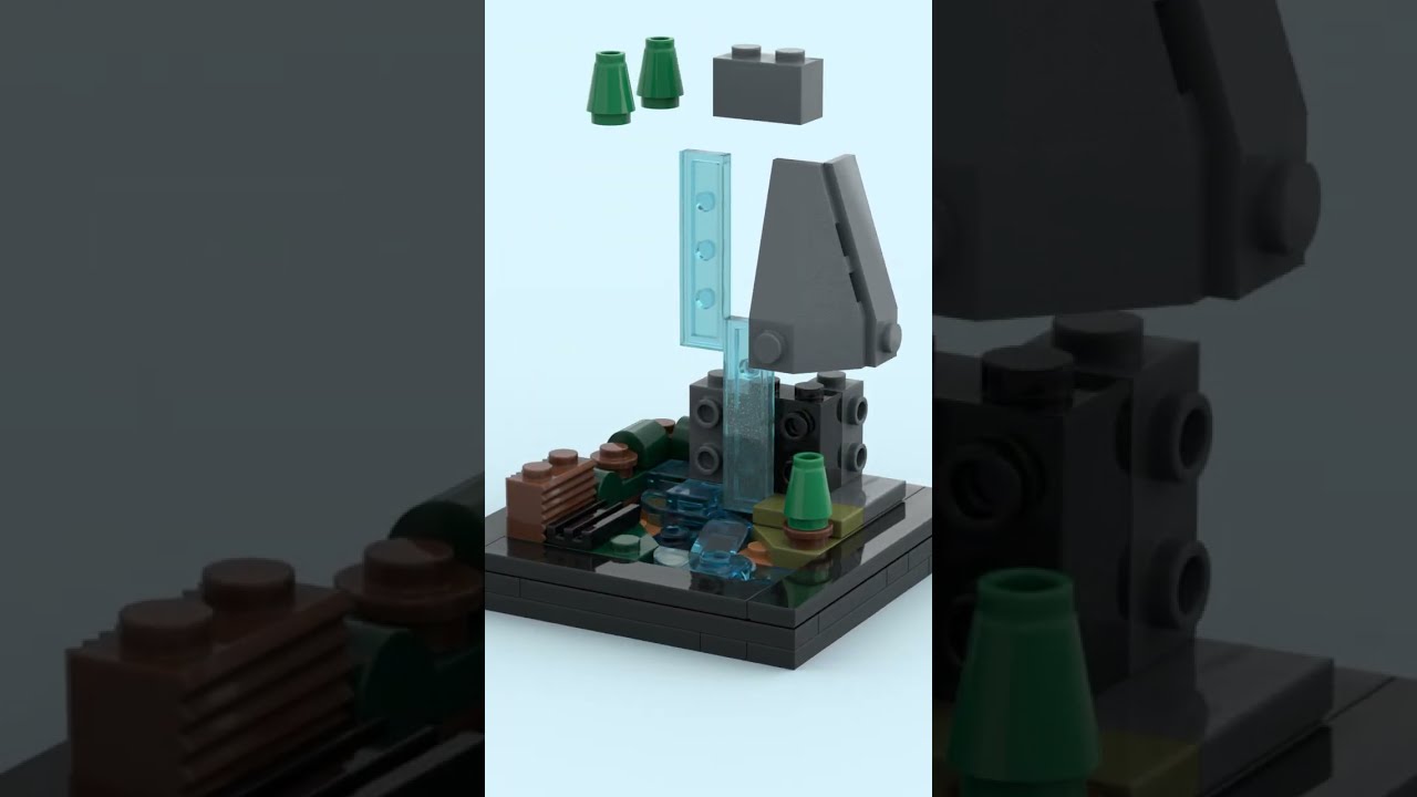 LEGO | Grandpa's Fishing Cabin at Overhang Rock (Build No.1133)