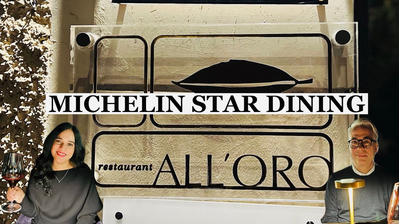 Eating at a 1 STAR MICHELIN RESTAURANT in Rome, Italy! Dinner at All’ORO in Rome!