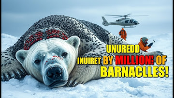 Wildlife Miracle: Polar Bear Injured by Millions of Barnacles Rescued in a Shocking Operation!