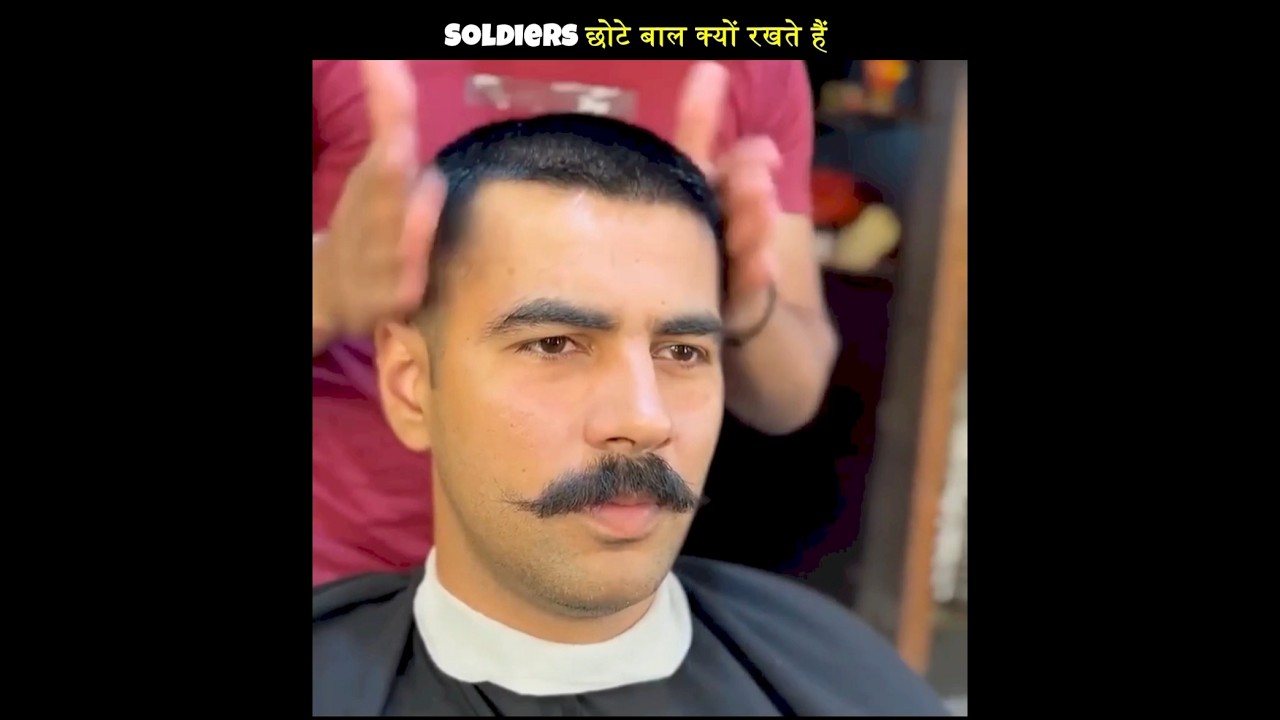 Why do soldiers have short hair🤔