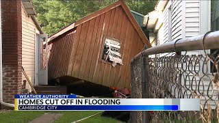 Flood cleanup continues in Cambridge City, Indiana