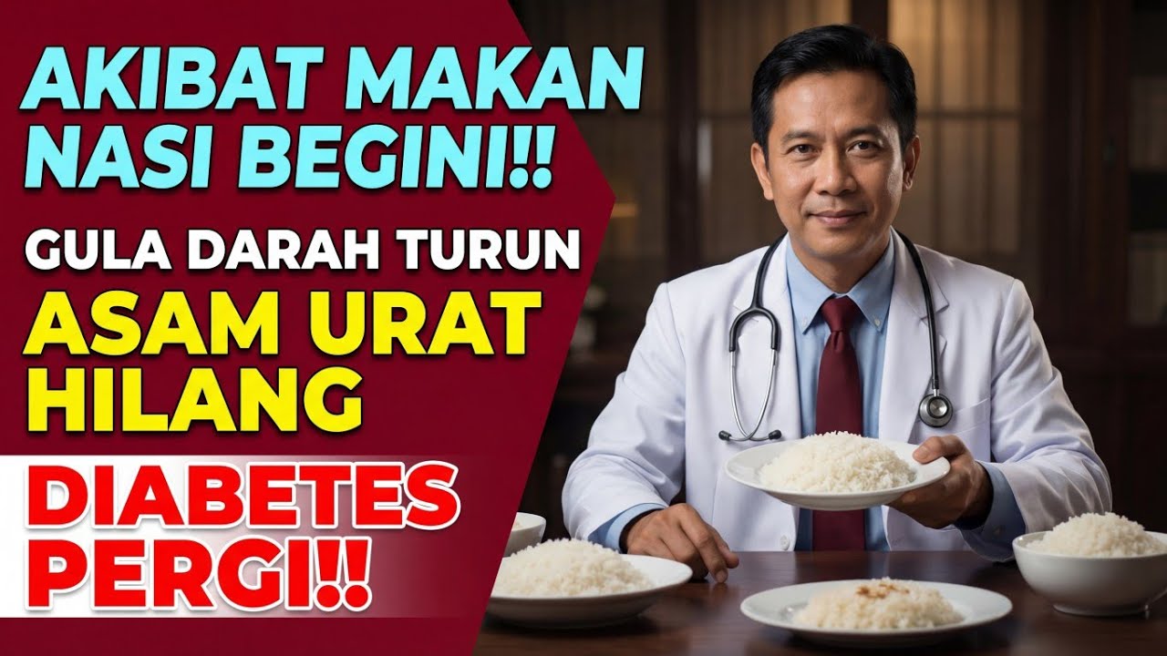 DOKTER BONGKAR‼️Akibat Makan Nasi Begini Gula Darah Turun, Asam Urat Hilang, Diabetes Pergi..!! 