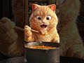 Cute Cat Cooking Chicken Soup 😺🍲Farm To Kitchen Cat Chef 😂🔥Fluffy Cat Cooks Like a Pro 😺🍗Viral Cat 🐱