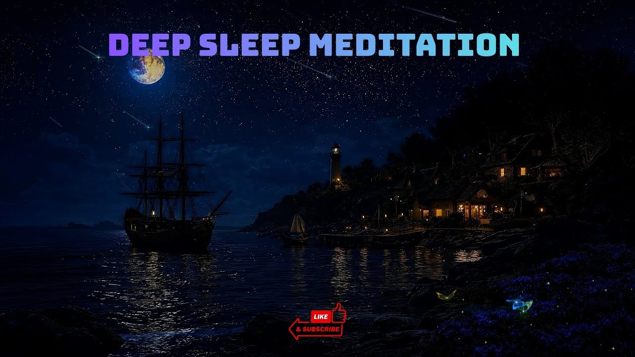(No Ads) Relaxing Music for Deep Sleep • 8 Hours Night Meditation, Calm Mind • Peaceful Sleep