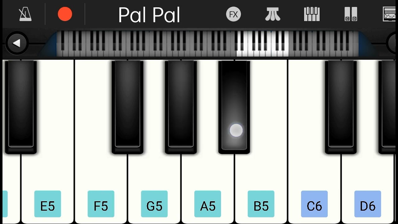 Pal Pal | Easy Piano Tutorial 