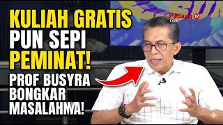 'EVEN WITH FREE TUITION, NO ONE ENROLLS!' Prof. Busyra Exposes West Sumatra's Private University ...