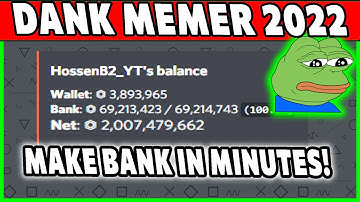 Dank Memer How To Get Unlimited And Fast Money (10m+ A Day)