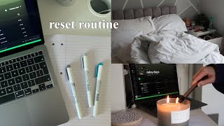 RESET MORNING ROUTINE *getting my life together*