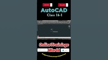 How to Use Ray command in AutoCAD | #OnlineTrainingsWorld #cadsoftware #bloggersonlinetrainings