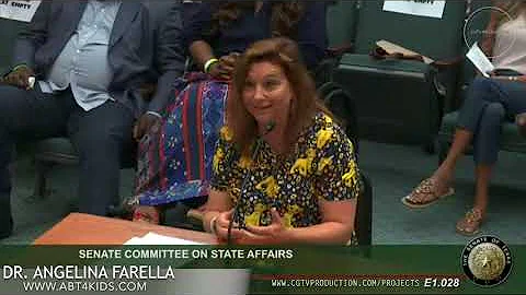 Dr. Angelina Farella - Texas Senate Hearing - #Cov...