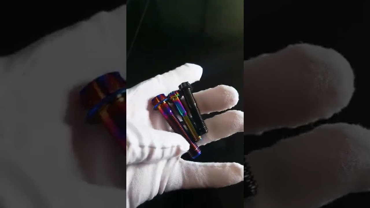 RISON TITANIUM TORX BOLTS HEX HEAD (DUAL DRIVE) FLANGE BOLT