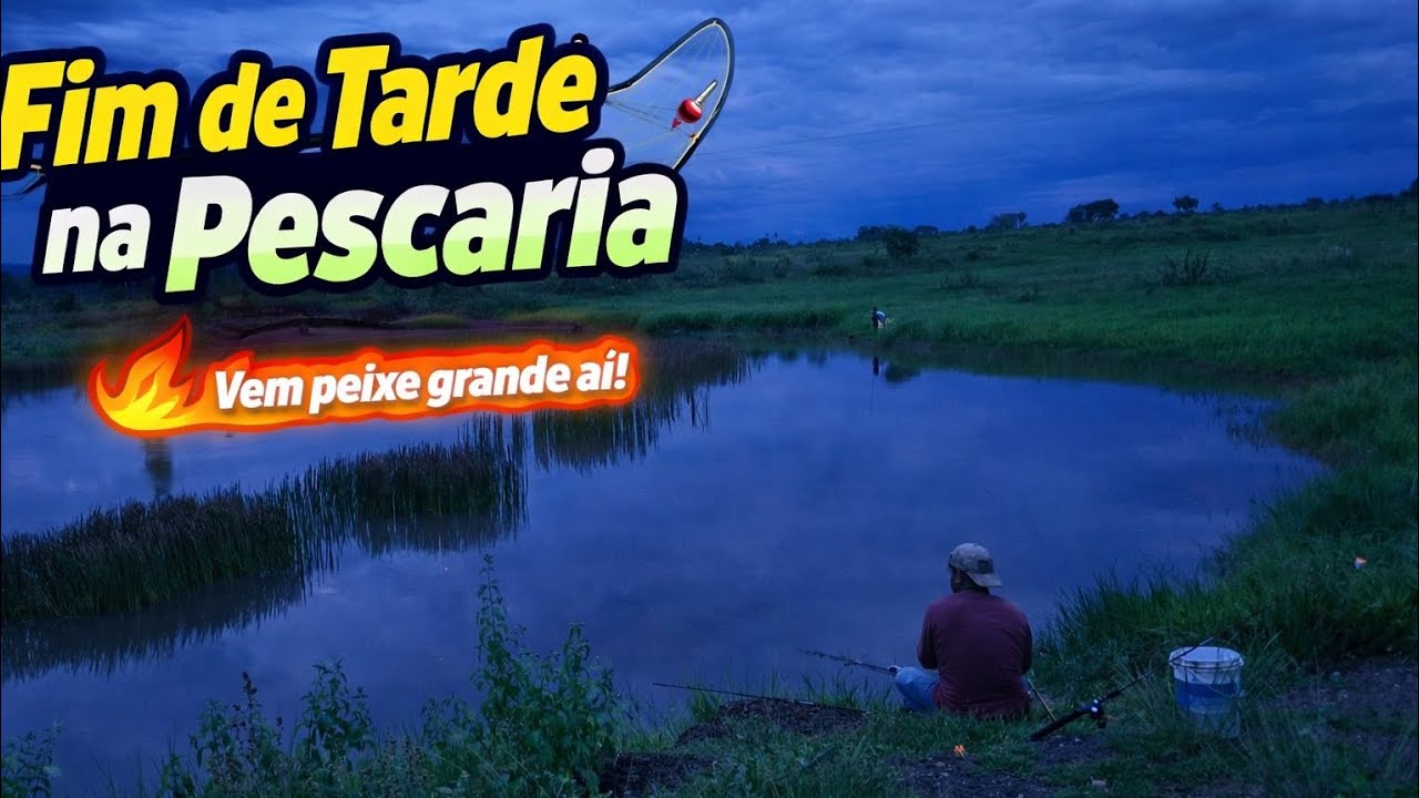 Um final de tarde 🌇 com uma pescaria 🎣 top 