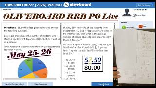 OLIVEBOARD RRB PO Live Mock 25 May✍️