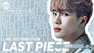Corrected Got7 - Last Piece Line Distribution