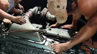 Xử lý bệnh nước qua nhớt yanmar 6HA chạy tiếng heo ủi anh trai cầu muống hồng ngự