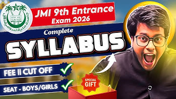 Jamia Millia Islamia 9th Entrance 2026 | Full Syllabus, Cut Off & Fees Details || JMI 9th Syllabus