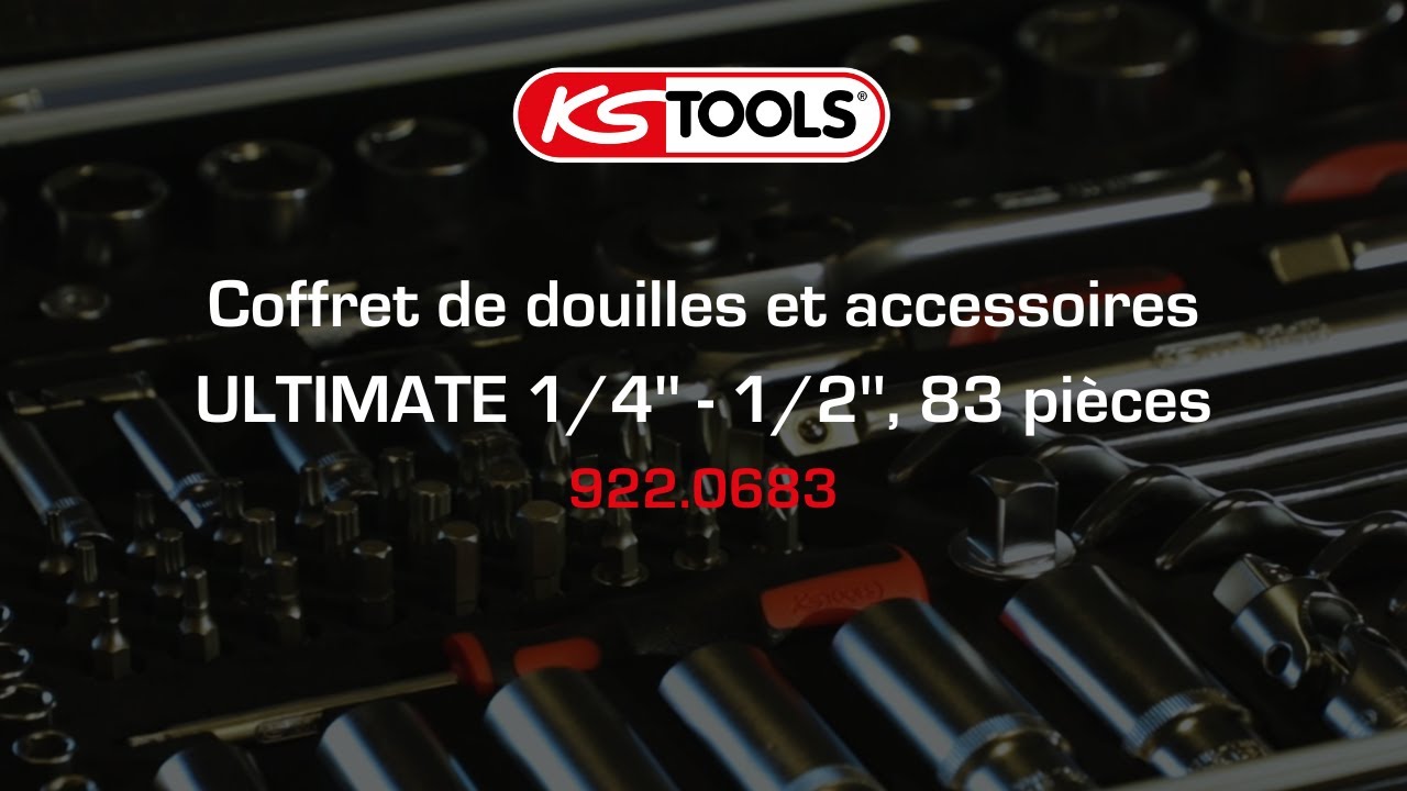 KS Tools Verlängerung 1/2 Zoll 100mm - Chrom Vanadium Verlängerungsstück