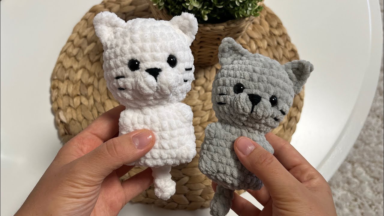 NÁVOD na háčkovanou Kočičku 📄🐱