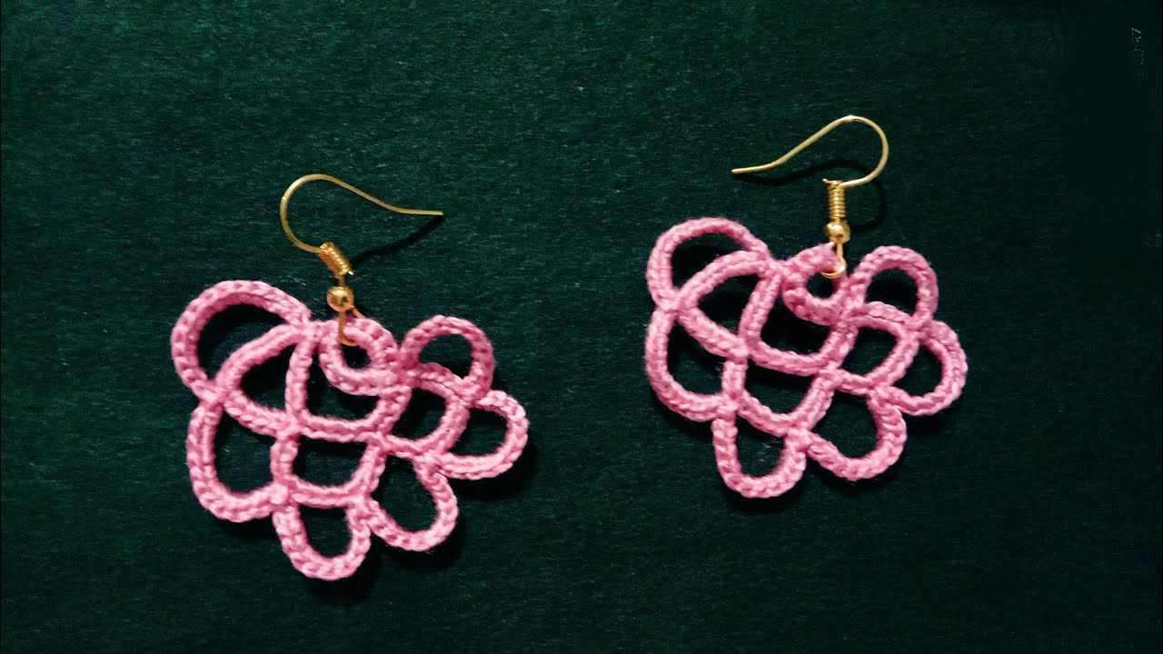 Easy crochet earring pattern YouTube