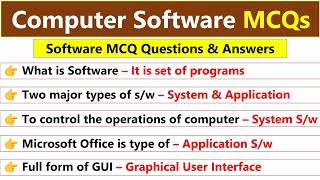 MCQ on Computer Software | Computer Fundamental MCQ screenshot 5