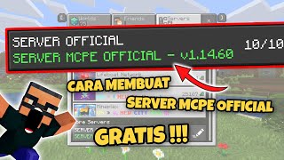 Cara buat server mcpe & mcpc GRATIS SELAMANYA!?!!!!