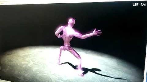 Cloth simulation with skeleton mesh