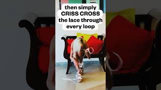 Boho Row Lacing Guide