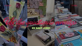 VLOG OPOSITANDO |DIADA DE SANT JORDI 🌹📖