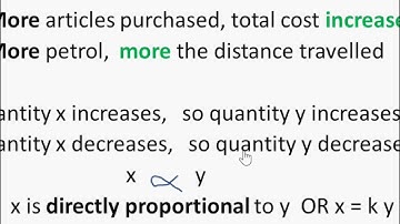 Maths - How to solve direct and inverse proportion problems  - English