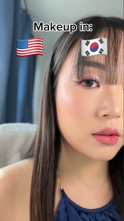 Korean vs American Makeup 🇰🇷🇺🇸