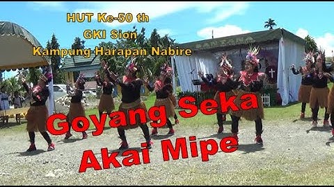 Goyang Akai Mipe Ibu2 PW GKI SION di HUT ke 50