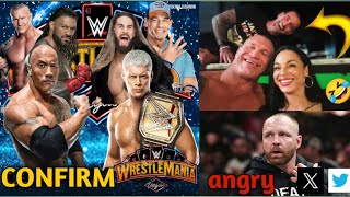 ROCK vs Cody,Rollins vs Roman 🤯🤯 Ricky shee,John moxley,CM punk,stage is leaked, #wwe#viral#trending