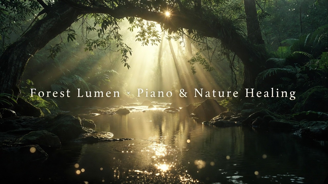 Forest Stream & Soft Piano | Healing Nature Ambience 🌿🎹