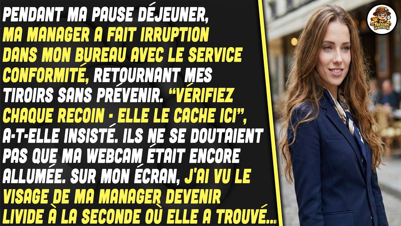 Mon Chef A Fait Fouiller Mon Bureau Par La Conformité, Mais Il A Oublié Un Détail.