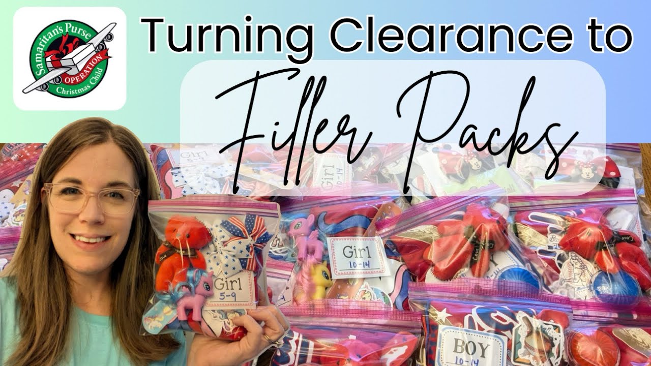Filler Packs on a Budget | Creating Filler from Clearance Finds for the OCC Processing Center