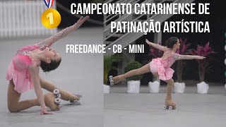 Elisa Broda - Campeonato Catarinense de Patinação Artística 2021 - Freedance - CB - Mini - ouro