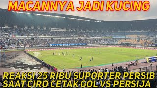 MACANNYA JADI KUCING‼️ REAKSI BOBOTOH SETELAH CIRO CETAK GOL & PERSIB MENANG 1-0 VS PERSIJA DI GBLA