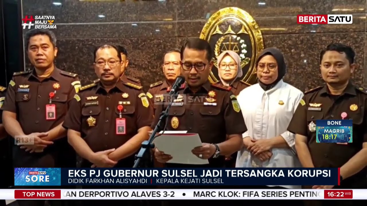 Eks Gubernur Sulsel Bahtiar Baharudin Jadi Tersangka Korupsi #Beritasatu