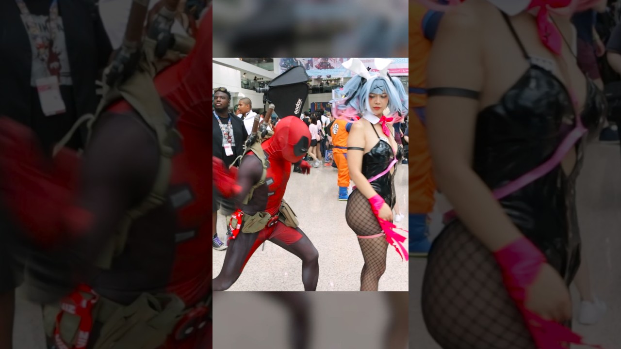 Surprise SMACK!! or not maybe not... ✋ #deadpool #anime #cosplay