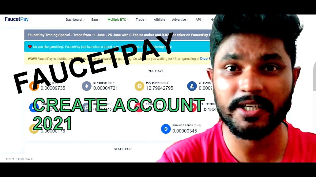 FaucetPay -  How To Create Account & Link Your Address In FaucetPay 2022 | How To Withdrew