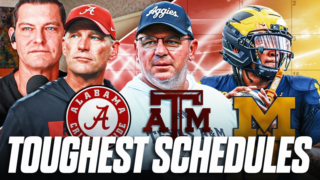 Who has the TOUGHEST 3-game stretch on the 2026 College Football Schedule?