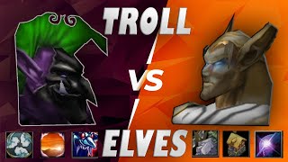 TROLL VS ELVES X4 | Warcraft 3 Reforged