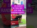 ACL Rehab Exercises Step by Step | Post ACL Surgery Recovery (Knee Stability &amp; Strength) #legweak