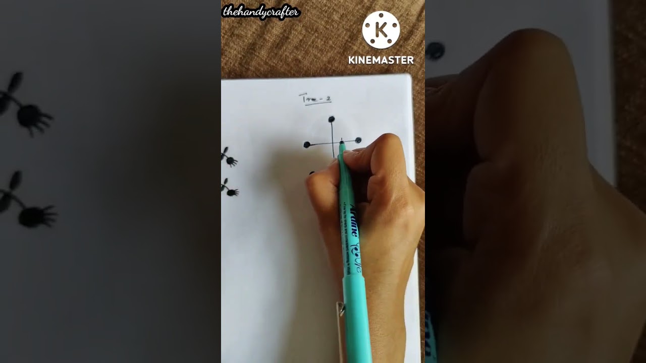 Warli art - Trees/plants step by step tutorial for beginners 