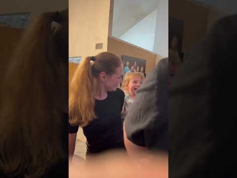 Christina With Her Youngest Zahra Getting Tickled By Uncle Hassan 