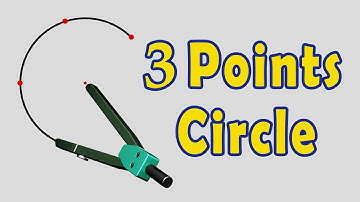 Drawing a Circle Passing Through 3 Non Collinear Points