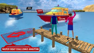 Water Boat Taxi Simulator - mobile game screenshot 1