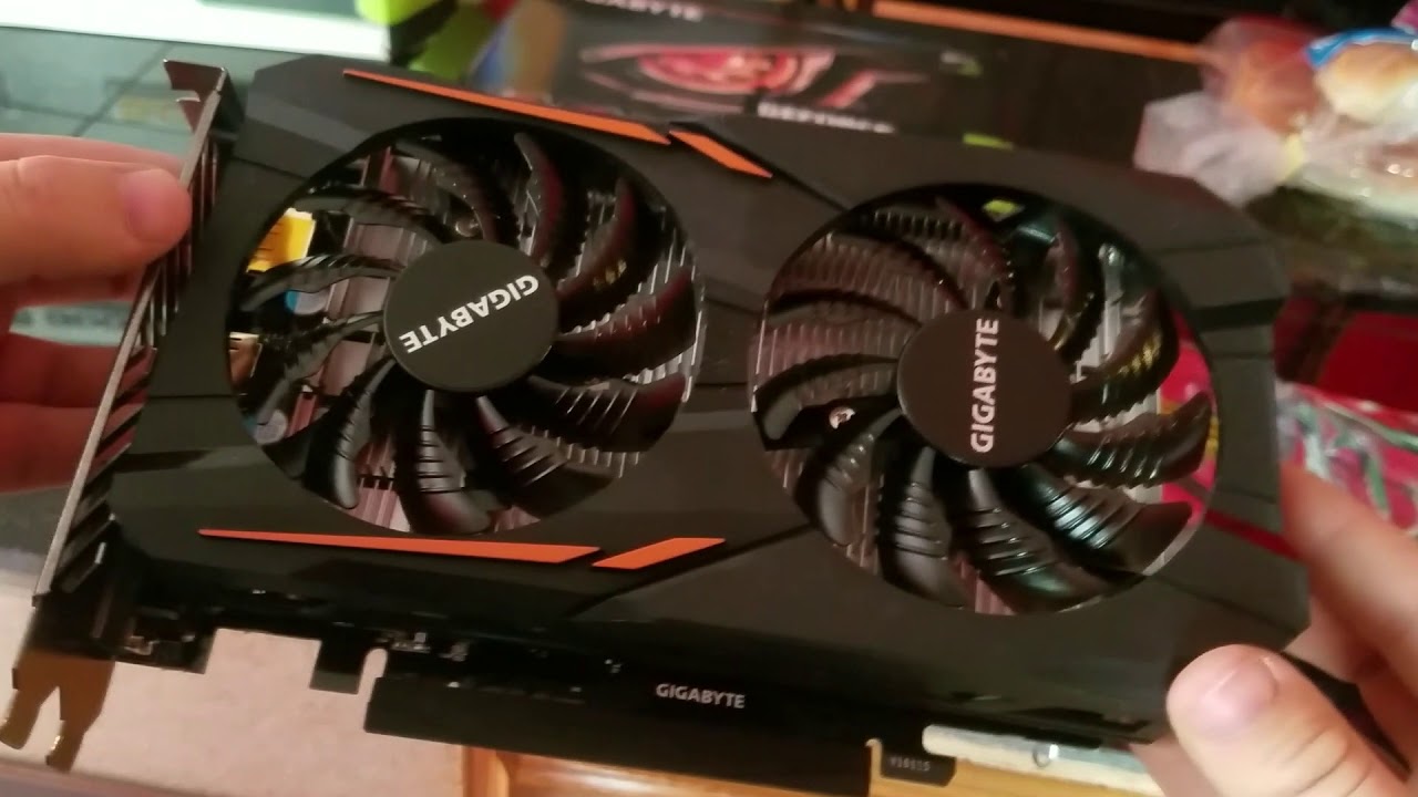 UNBOXING: Gigabyte GTX 1050 Ti 4gb Graphics Card and INSTALL!