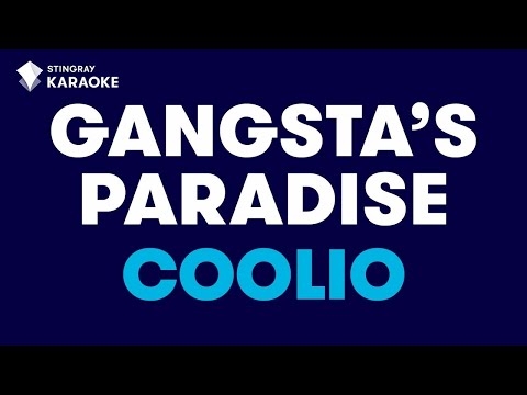 Coolio - Gangsta's Paradise (feat. L.V.) (Karaoke With Lyrics)@StingrayKaraoke