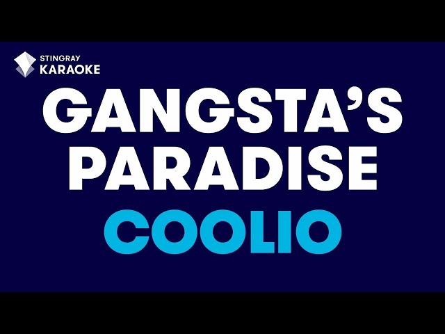 Coolio - Gangsta's Paradise (feat. L.V.) (Karaoke With Lyrics)@StingrayKaraoke